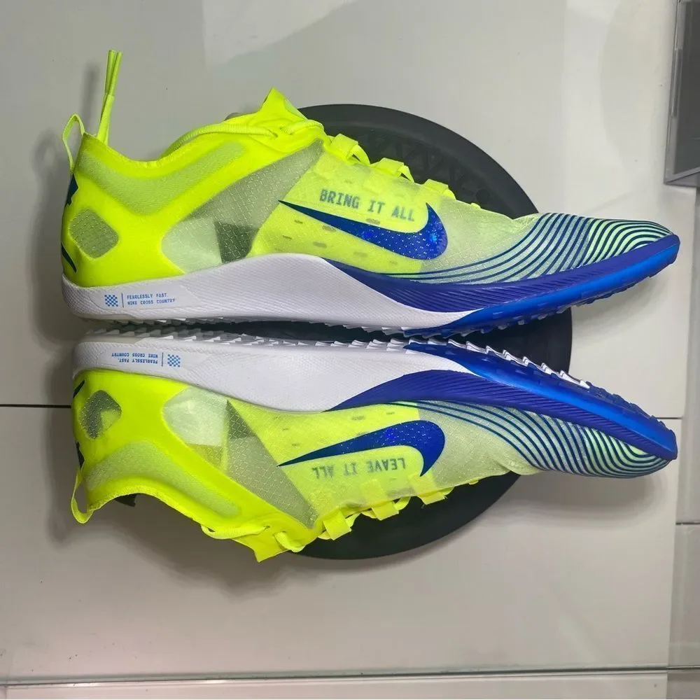 🆕 Nike Zoom Victory 5 XC 'Volt Racer Blue' - Mens 11.5 - Picture 8 of 11